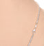 Silver Rope Chain Necklace in 24 inches