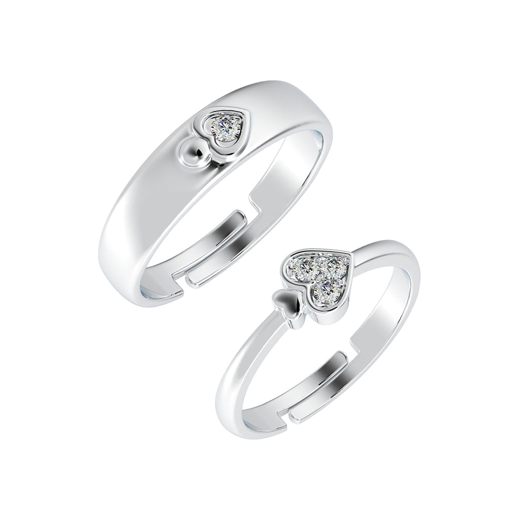 Silver Spade Couple Band