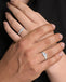 Silver Zorven Couple Ring