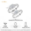 Silver Zorven Couple Ring