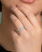 Silver Chessboard Ring