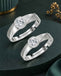 Silver Elron Couple Ring