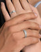 Silver Elron Couple Ring