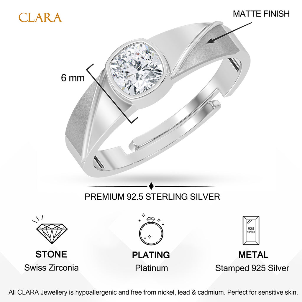 Silver Elron Men Ring