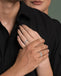 Silver Rovan Couple Ring