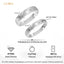 Silver Rovan Couple Ring