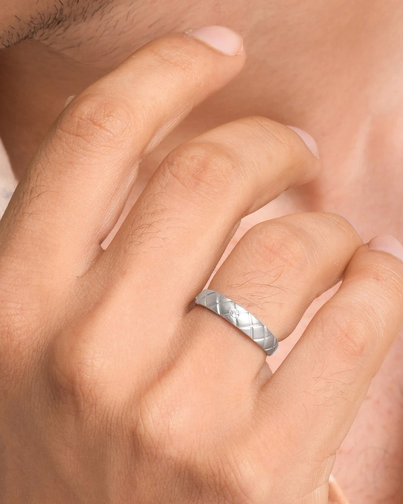 Silver Elvara Men Ring