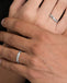 Silver Zyelle Couple Ring