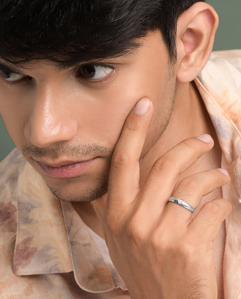 Silver Zyelle Men Ring