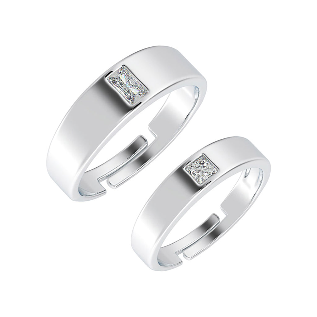Silver Franco Couple Band
