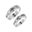 Silver Eternity Couple Band