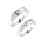 Silver Classic Couple Band