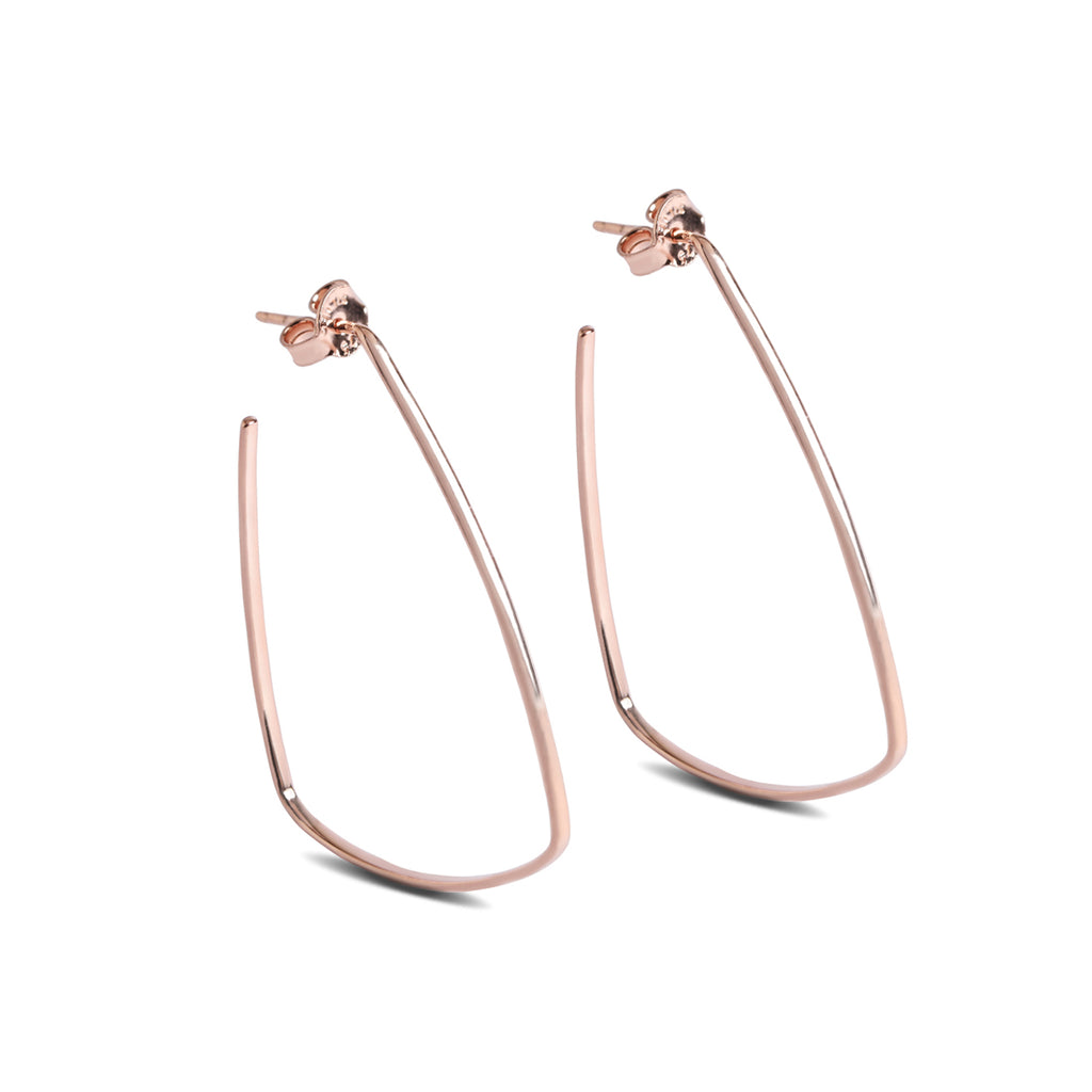 Silver Olya Hoop Earrings