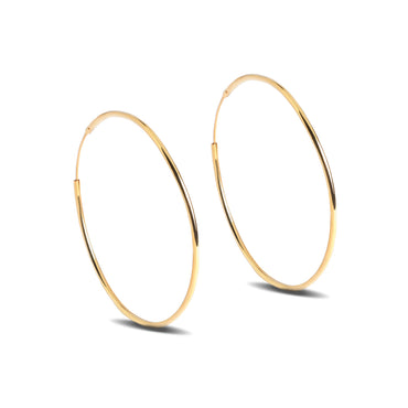Silver Classic Hoop Earrings