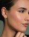 Silver Twinkle Hoop Bali Earrings