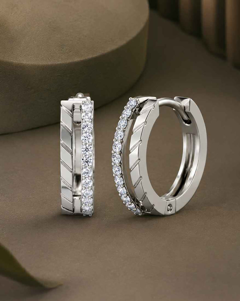 Silver Virelle Hoop Bali Earrings