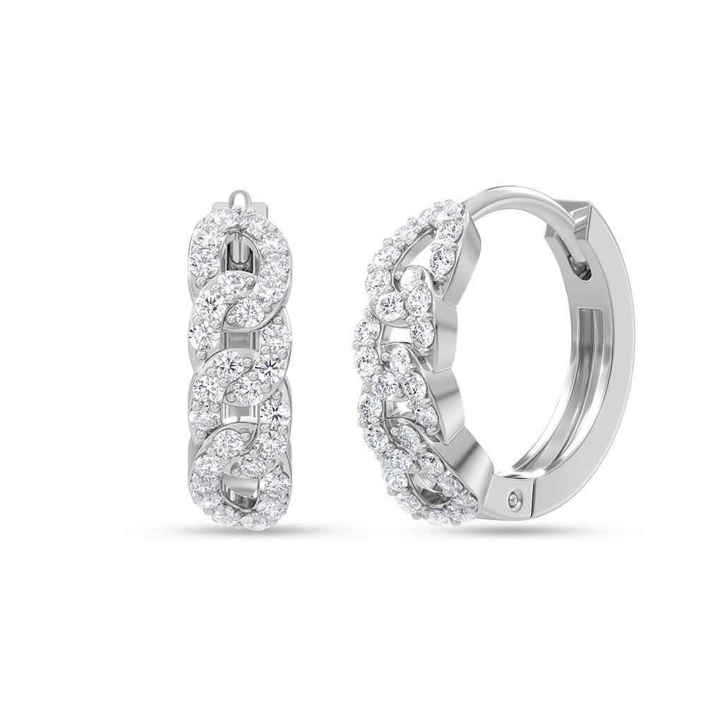 Silver Evelina Hoop Bali Earrings