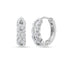 Silver Evelina Hoop Bali Earrings