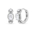 Silver Aurelia Hoop Bali Earrings