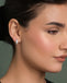 Silver Aurelia Hoop Bali Earrings