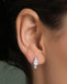 Silver Aurelia Hoop Bali Earrings