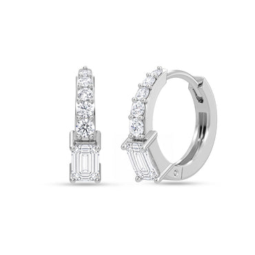 Silver Amara Hoop Bali Earrings