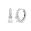 Silver Amara Hoop Bali Earrings