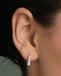 Silver Amara Hoop Bali Earrings