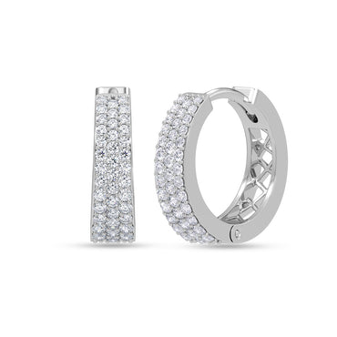 Silver Zaria Hoop Bali Earrings