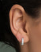 Silver Zaria Hoop Bali Earrings