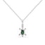 Silver Good Luck Tortoise Turtle Pendant Chain