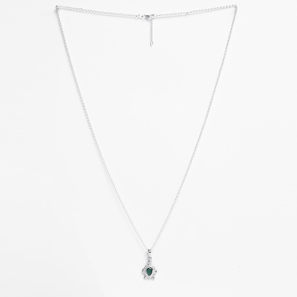 Silver Lucky Tortoise TurtleMen Pendant Necklace with Chain or without Chain
