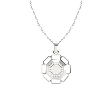 Silver Sergio Men Pendant Necklace with Chain or without Chain