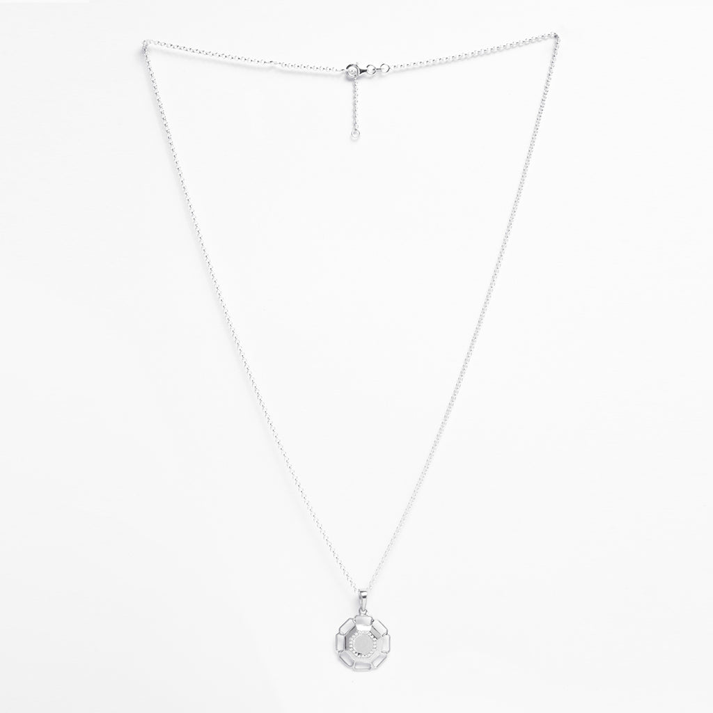 Silver Sergio Men Pendant Necklace with Chain or without Chain