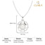 Silver Sergio Men Pendant Necklace with Chain or without Chain