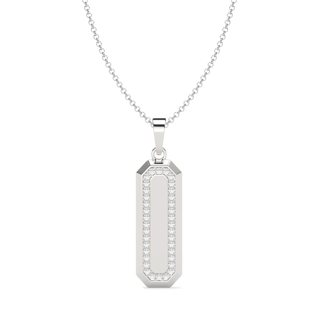 Silver Benicio Men Pendant Necklace with Chain or without Chain