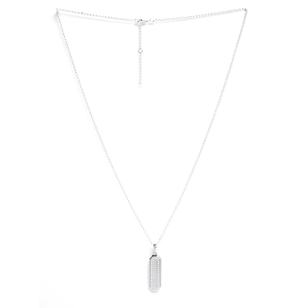 Silver Benicio Men Pendant Necklace with Chain or without Chain