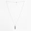 Silver Pyramid Men Pendant Necklace with Chain or without Chain