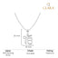 Silver Ek Onkar Religious Men Pendant Necklace with Chain or without Chain
