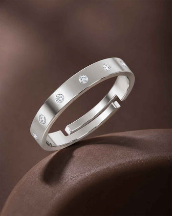 Silver Aurevia Band Ring