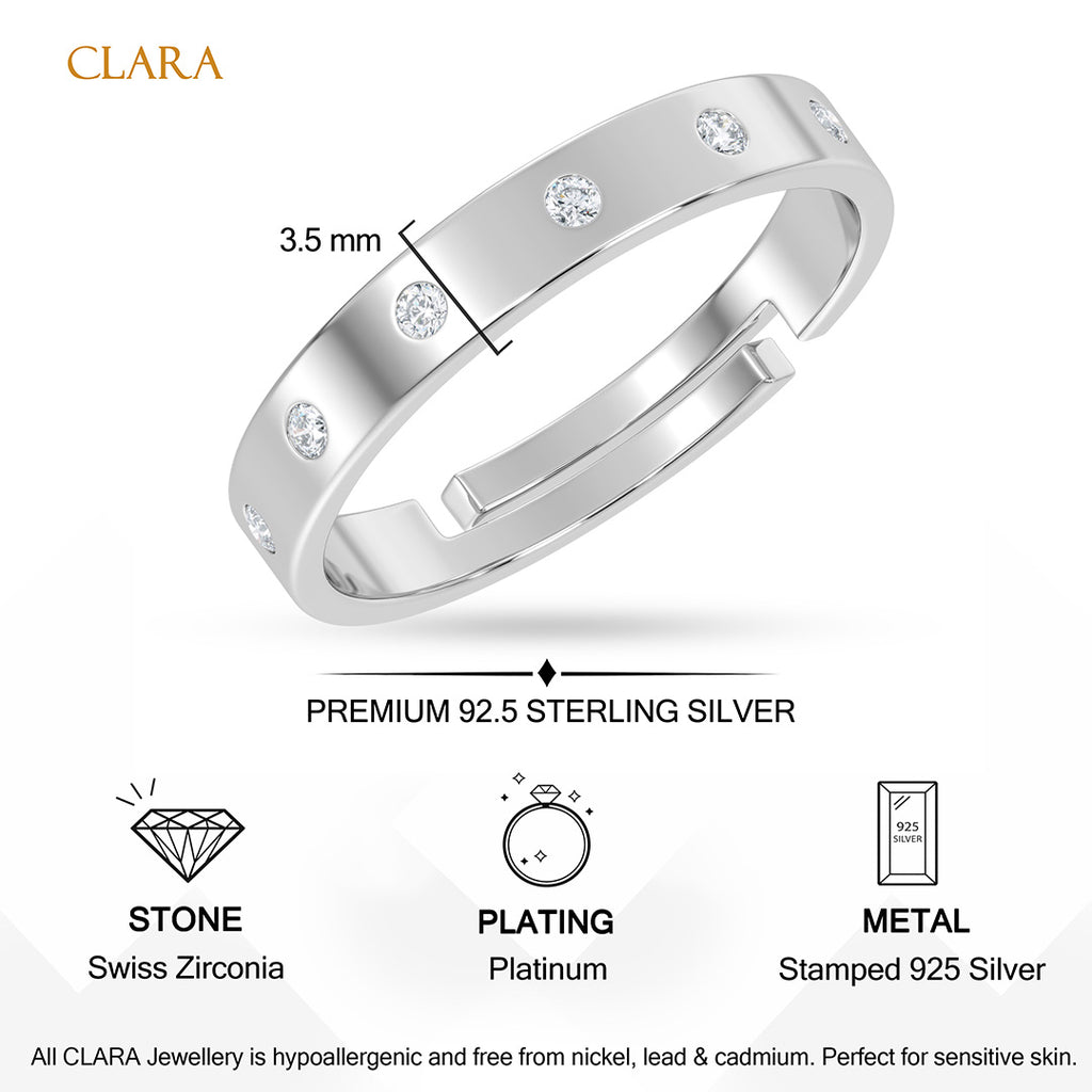 Silver Aurevia Band Ring