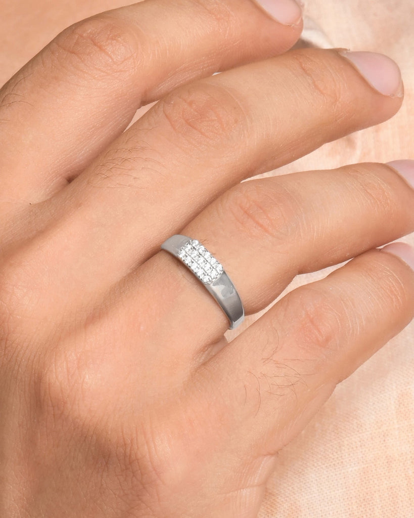 Silver Lunara Ring