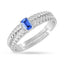 Silver Bluvera Ring