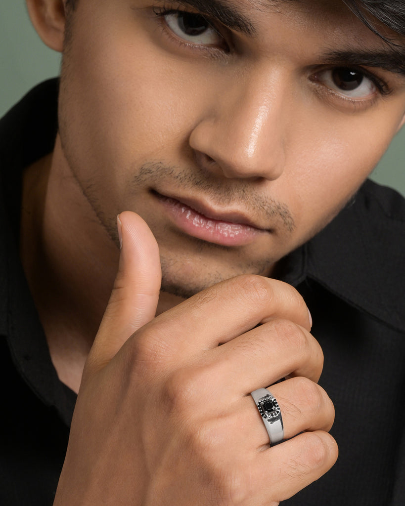 Silver Eclipse Ring