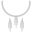 Silver Shiza Necklace Jewellery Set