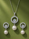 Silver Dante Pearl Jewellery Set
