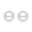 Silver Pearl Earrings