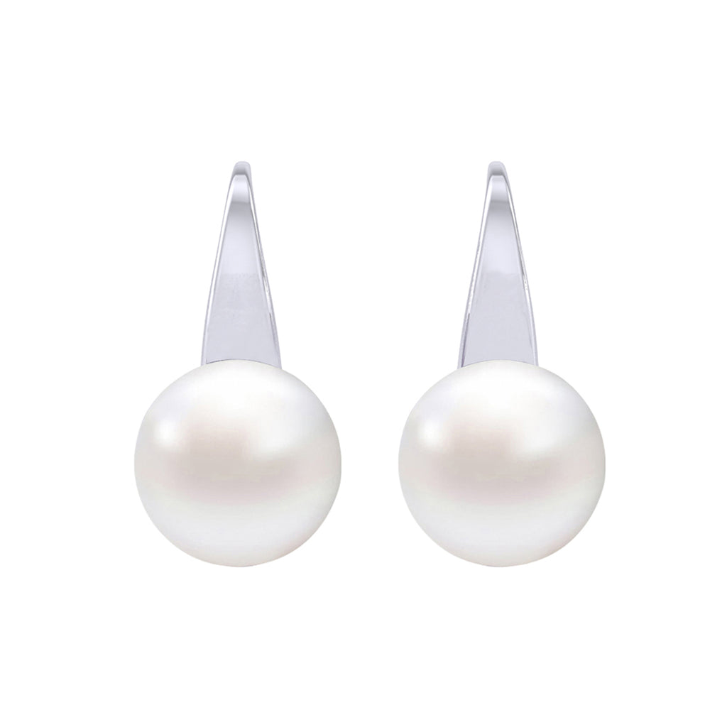 Silver Classic Pearl Earrings