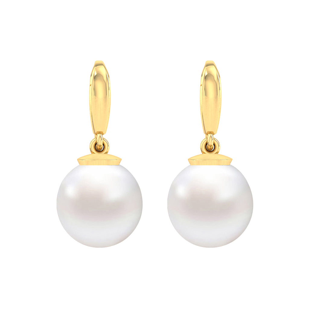 Silver Classic Pearl Earrings