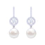 Silver Pearl Earrings